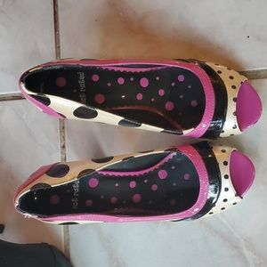 Vintage Peep Toe Pumps